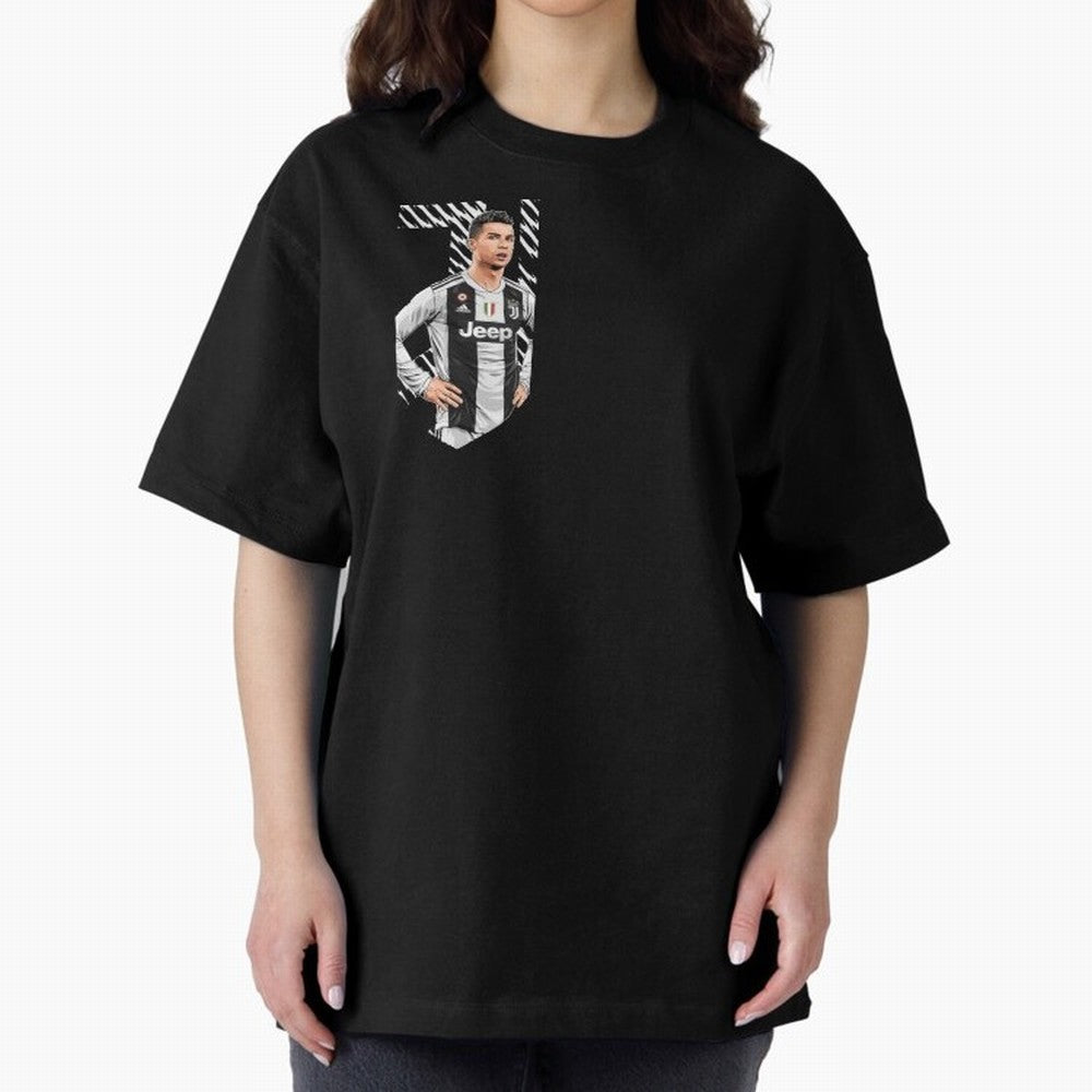 Ronaldo Oversized T-Shirt Honor the Football Icons of FIFA World Cup 2026 Group Stage Spirit, Filled with England and Germany, Haaland and Mbappe, Fan Favorite Moments, National Team Passion, Big Match Drama and Soccer History; Great for Supporters