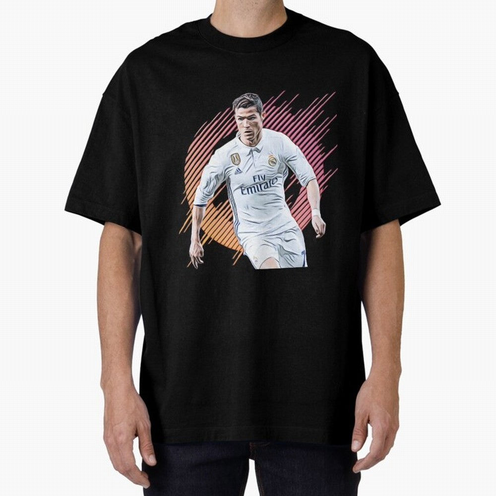 ronaldo christiano Oversized T-Shirt Bring Retro Soccer Energy to the FIFA World Cup 2026 USA Canada Mexico Journey through CR7 and Messi Highlights, England, France and Netherlands Pride, Global Supporter Spirit, Legendary Goals, National Colors