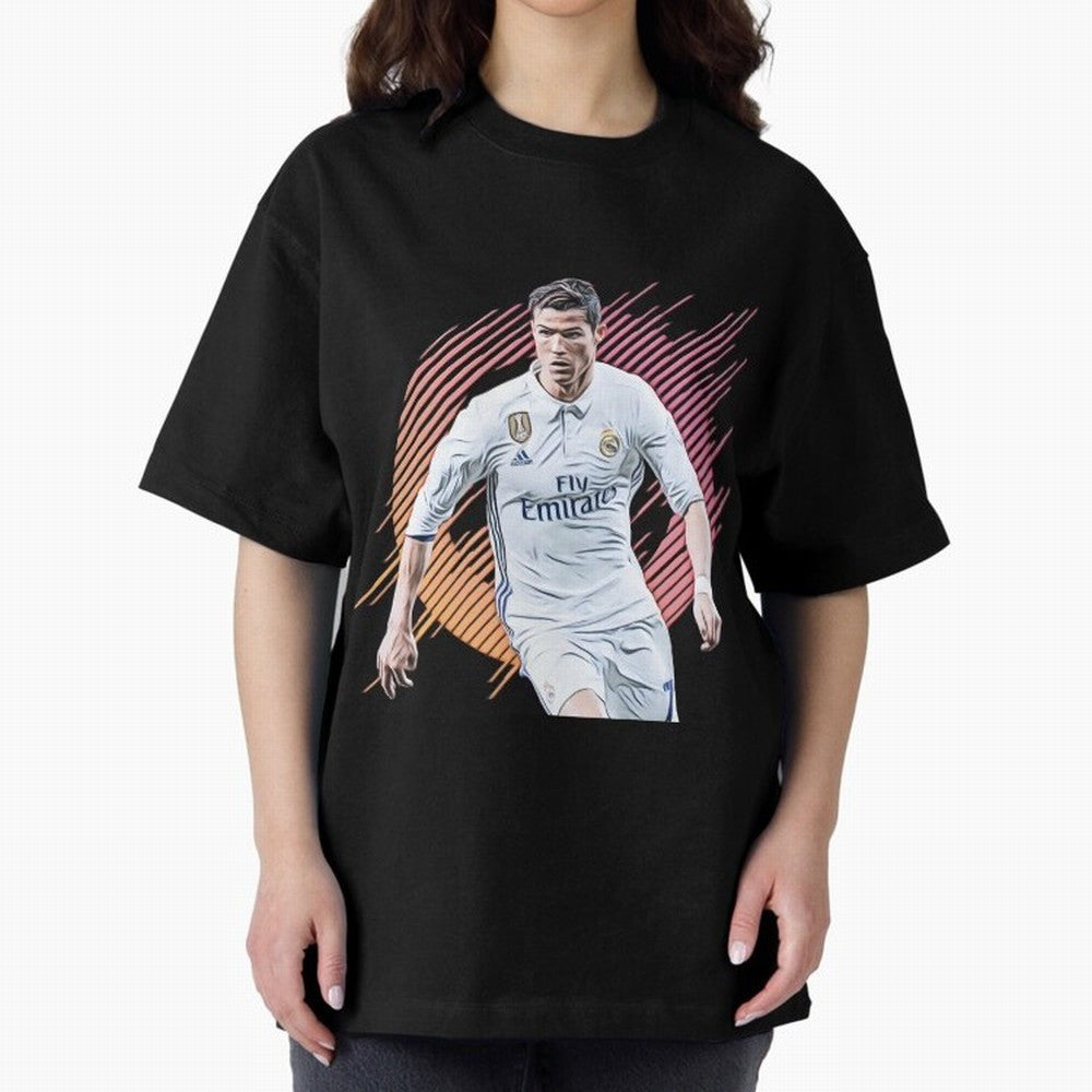 ronaldo christiano Oversized T-Shirt Bring Retro Soccer Energy to the FIFA World Cup 2026 USA Canada Mexico Journey through CR7 and Messi Highlights, England, France and Netherlands Pride, Global Supporter Spirit, Legendary Goals, National Colors