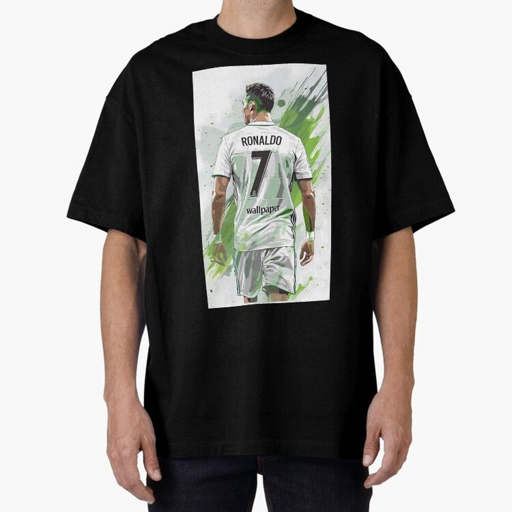 Ronaldo Oversized T-Shirt Step into FIFA World Cup 2026 USA Canada Mexico Spirit, with Brazil, Portugal and Argentina, Neymar, Haaland and Cristiano Ronaldo, Supporter Pride, Iconic Celebrations, Legendary Names and Global Match Day Energy; Ideal