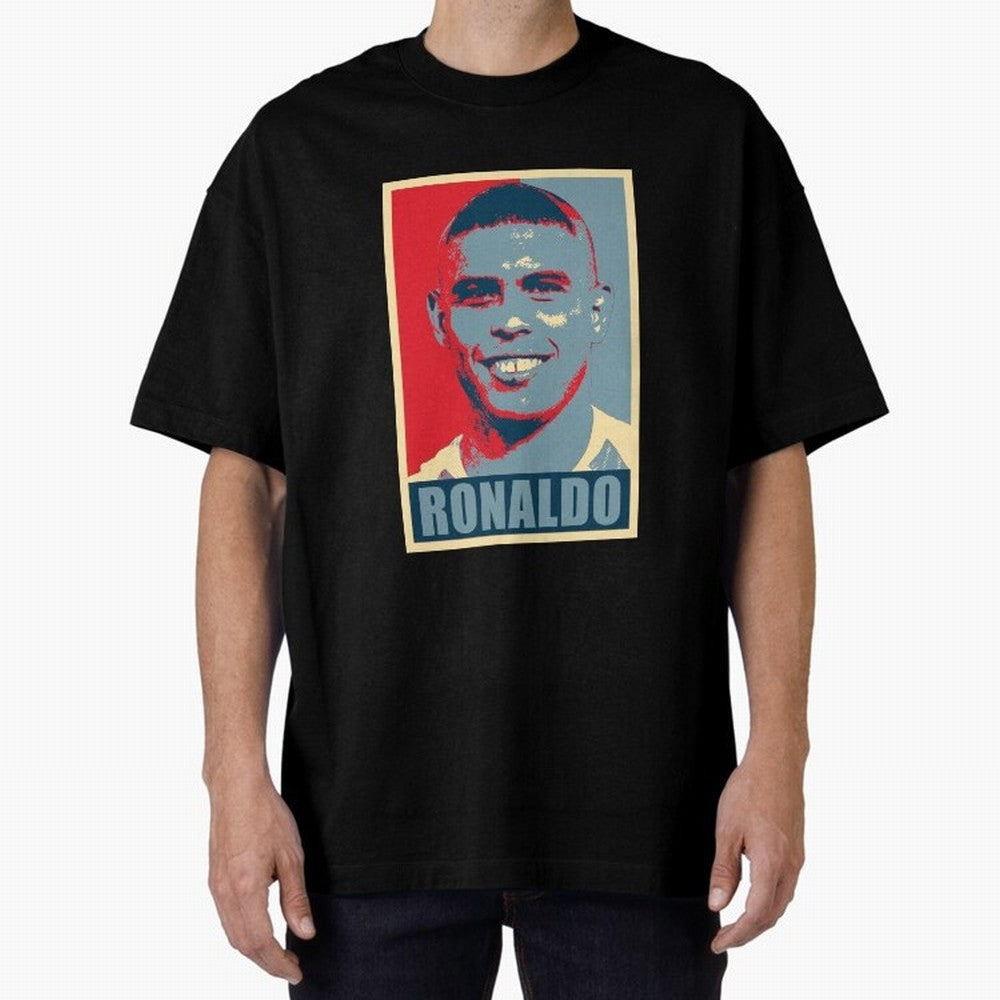 Ronaldo De Lima Hope Oversized T-Shirt Join FIFA World Cup 2026 Group Stage Highlighting Messi, Portugal, Spain and Germany Energy, Fan Favorite Moments, National Team Passion, Big Match Drama and Soccer History; Perfect for Supporters Who Want