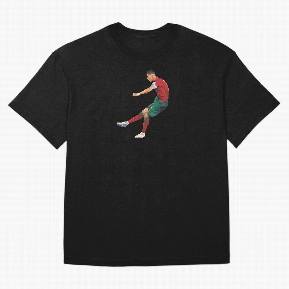 Cristiano Ronaldo Oversized T-Shirt Bring a Vintage Feel to Global Football Passion for FIFA World Cup 2026 Group Stage, Centered on Mbappe and Neymar, Spain, Football Festival Excitement, Trophy Ambitions, Country Rivalries and Star Player Buzz;