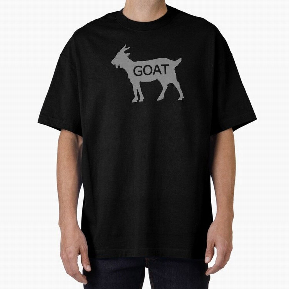 GOAT Grey 2 Oversized T-Shirt Celebrate Football Heritage in Match Day Hype around FIFA World Cup 2026 Group Stage, Cristiano Ronaldo, Haaland and CR7, Spain, Game Day Rituals, Football Legends, Country Pride and the Road to the Final; Made for Die