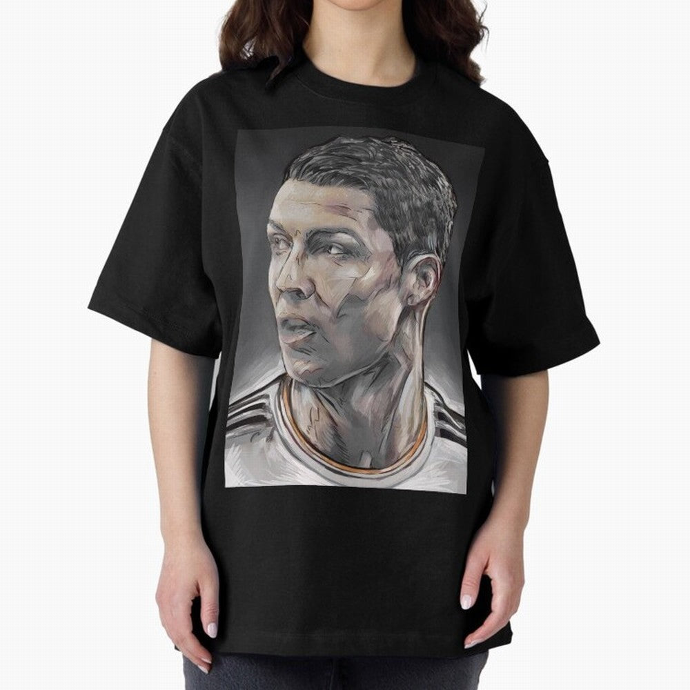 Cristiano Ronaldo Oversized T-Shirt Celebrate the Stars of the FIFA World Cup 2026 USA Canada Mexico Journey through Cristiano Ronaldo, Haaland and CR7 Highlights, Netherlands Pride, Vintage Soccer Flavor, Modern Football Stars, National Flags and