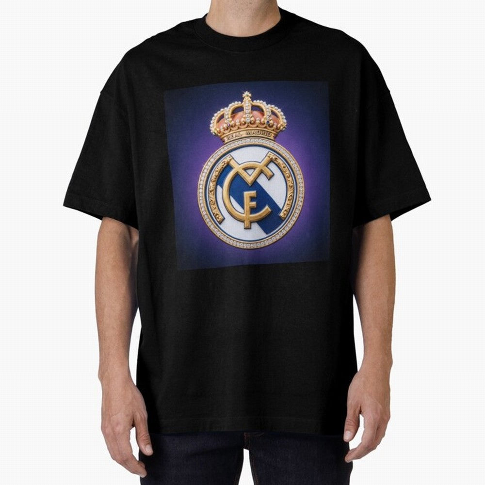 Santiago Bernab¨¦u Oversized T-Shirt Celebrate the Biggest Stage of Match Day Hype around FIFA World Cup 2026, Messi, CR7 and Mbappe, France and Portugal, Tournament Hype, Historic Matchups, Family Viewing Parties and Global Sports Pride; Created