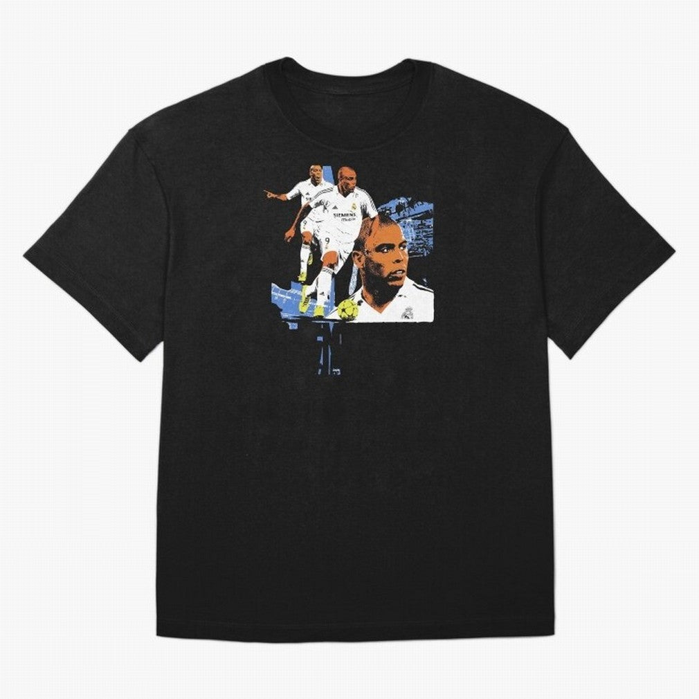 RonaldoO Fen?meno Vintage Football Bootleg Oversized T-Shirt Capture FIFA World Cup 2026 USA Canada Mexico Spirit, Featuring Brazil, Cristiano Ronaldo, Haaland and CR7, Championship Spirit, Famous Goals, Roaring Crowds and International Football