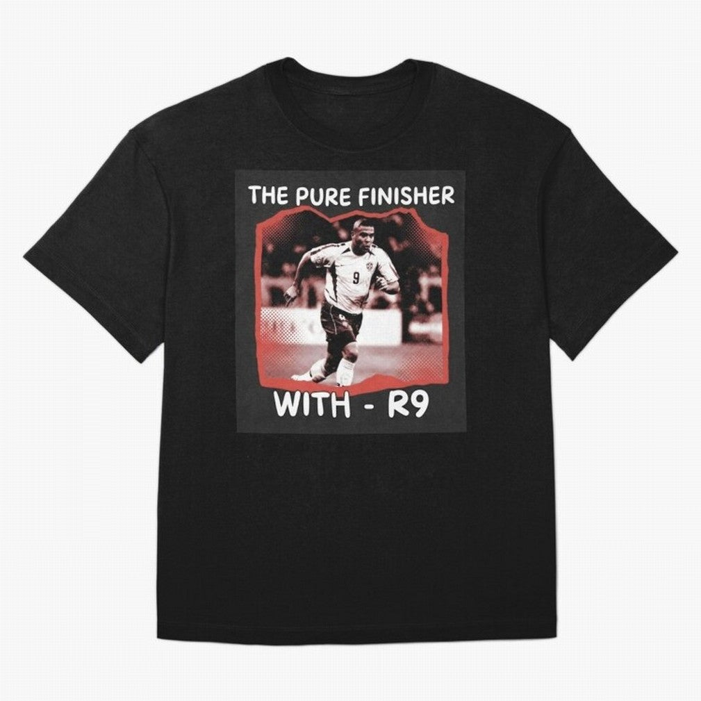 Ronaldo R9 The Pure Finisher Vintage Oversized T-Shirt Support the Legends of the FIFA World Cup 2026 Group Stage Journey through Messi, CR7 and Mbappe Highlights, Spain and Netherlands Pride, Soccer Culture, Superstar Moments, National Team Dreams