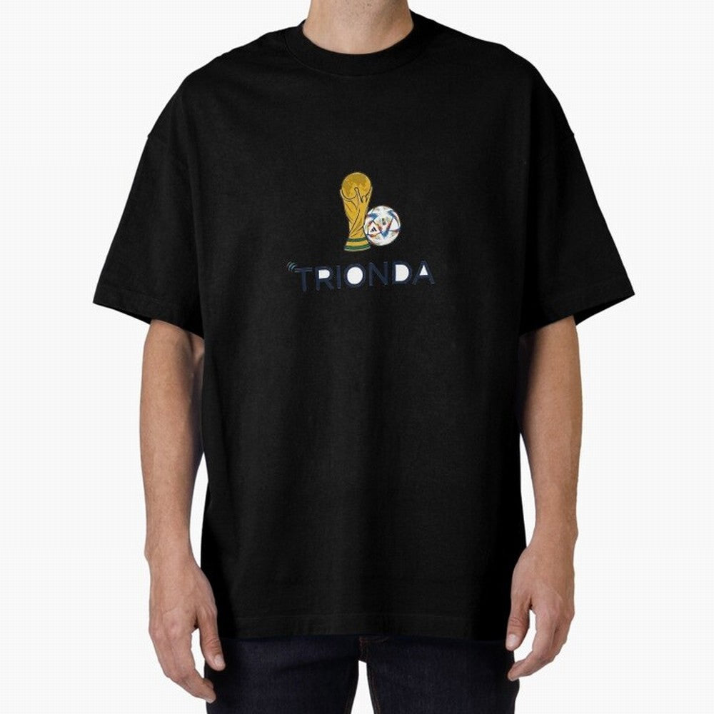 FIFA 2026 Oversized T-Shirt Remember Iconic Moments from Global Football Passion for FIFA World Cup 2026 Group Stage, Made for Mbappe and Neymar, England, France and Netherlands, Vintage Soccer Flavor, Modern Football Stars, National Flags and