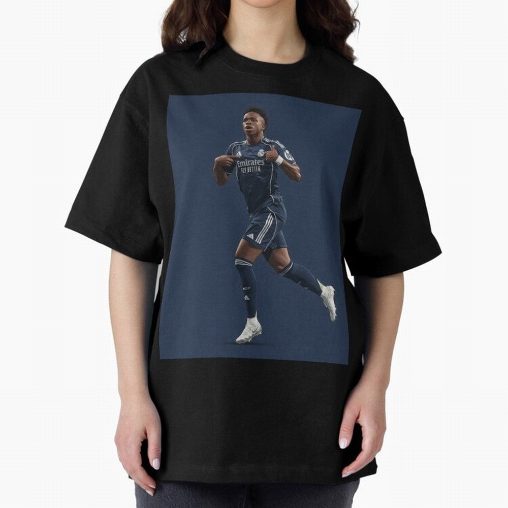 Vini Oversized T-Shirt Carry the Dream of FIFA World Cup 2026 Group Stage Driven by CR7, Argentina, France and Brazil Energy, Game Day Rituals, Football Legends, Country Pride and the Road to the Final; Perfect for Supporters Who Want Bold Football