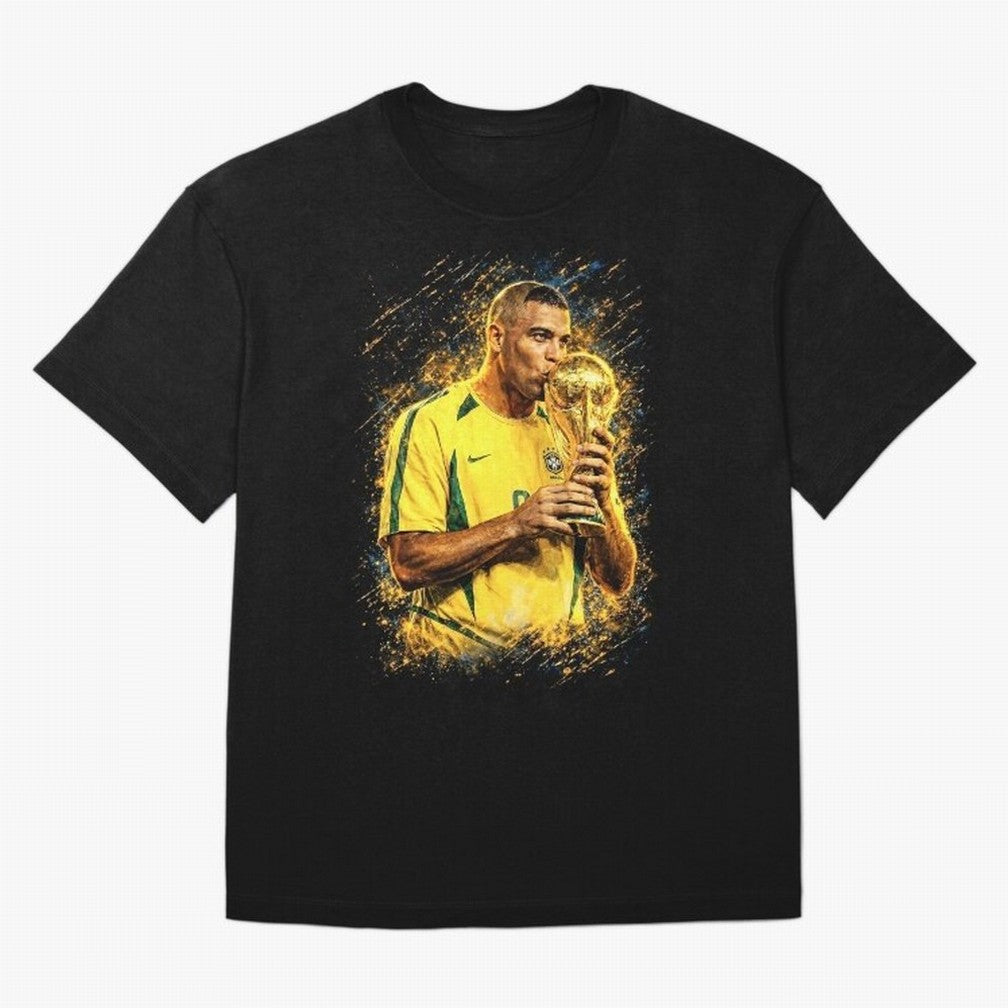 R9 Ronaldo Football Legend Oversized T-Shirt Follow FIFA World Cup 2026 Featuring Neymar, Germany Energy, Championship Spirit, Famous Goals, Roaring Crowds and International Football Unity; Made for Collectors Who Enjoy Iconic Players, Country