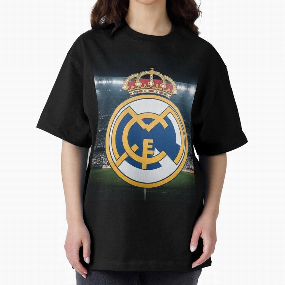 The Madridista Vikings Oversized T-Shirt Celebrate the Road through Match Day Hype around FIFA World Cup 2026, CR7, Spain and Netherlands, Stadium Chants, National Pride, Trophy Dreams and Unforgettable Football Memories; Perfect for Supporters Who