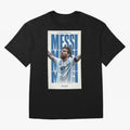 Messi Champion Graphic Oversized T-Shirt Celebrate the Next Chapter of FIFA World Cup 2026 Group Stage Connected to Messi, France and Portugal Energy, Stadium Memories, Football Loyalty, International Chants and Championship Tradition; Perfect for