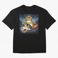 Real Madrid's ball Oversized T-Shirt Follow Every Goal of FIFA World Cup 2026 USA Canada Mexico for Fans of Neymar and England, Bringing Football Passion, Legendary Performances, Festival Vibes and Supporter Community; Created for Match Day