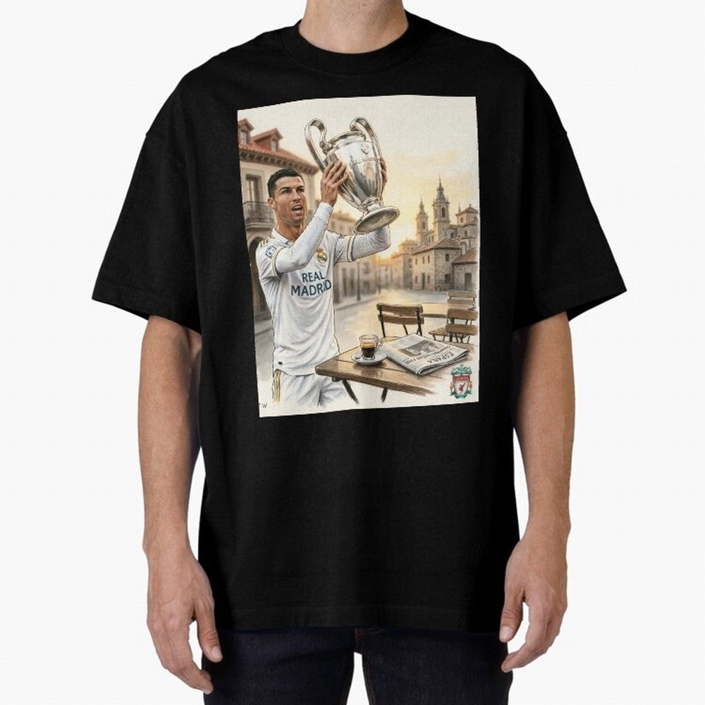 Madrid Oversized T-Shirt Honor Champions and Dreams in FIFA World Cup 2026 Group Stage Inspired by Messi, CR7 and Mbappe, Brazil, Portugal and Argentina Energy, Game Day Rituals, Football Legends, Country Pride and the Road to the Final; Perfect