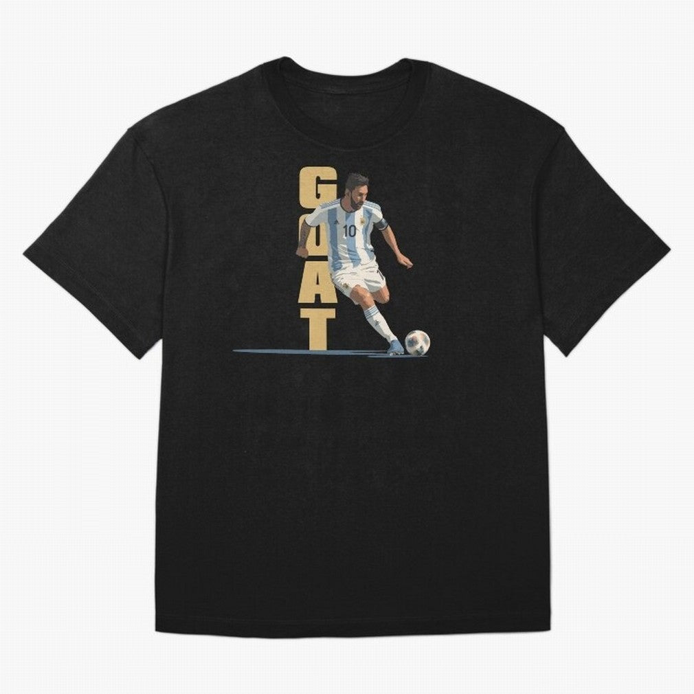 Messi in action GOAT Minimalist Graphic Oversized T-Shirt Bring Home Match Day Hype around FIFA World Cup 2026 USA Canada Mexico, Cristiano Ronaldo, Haaland and CR7, Brazil, Retro Football Energy, Iconic Rivalries, Trophy Chase Drama and Stadium