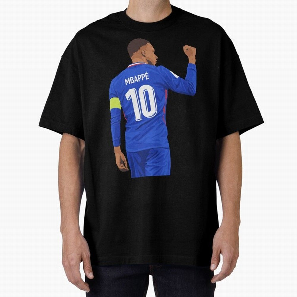 Kylian Mbappe France Oversized T-Shirt Create FIFA World Cup 2026 Spirit, Built around Brazil, Portugal and Argentina, Messi, Stadium Memories, Football Loyalty, International Chants and Championship Tradition; Ideal for Passionate Fans Who Love