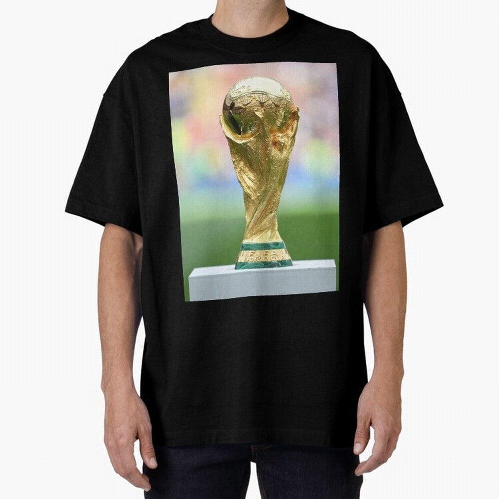 World CUP. Oversized T-Shirt Remember Iconic Moments from Global Football Passion for FIFA World Cup 2026 Group Stage, Made for Mbappe and Neymar, England, France and Netherlands, Vintage Soccer Flavor, Modern Football Stars, National Flags and