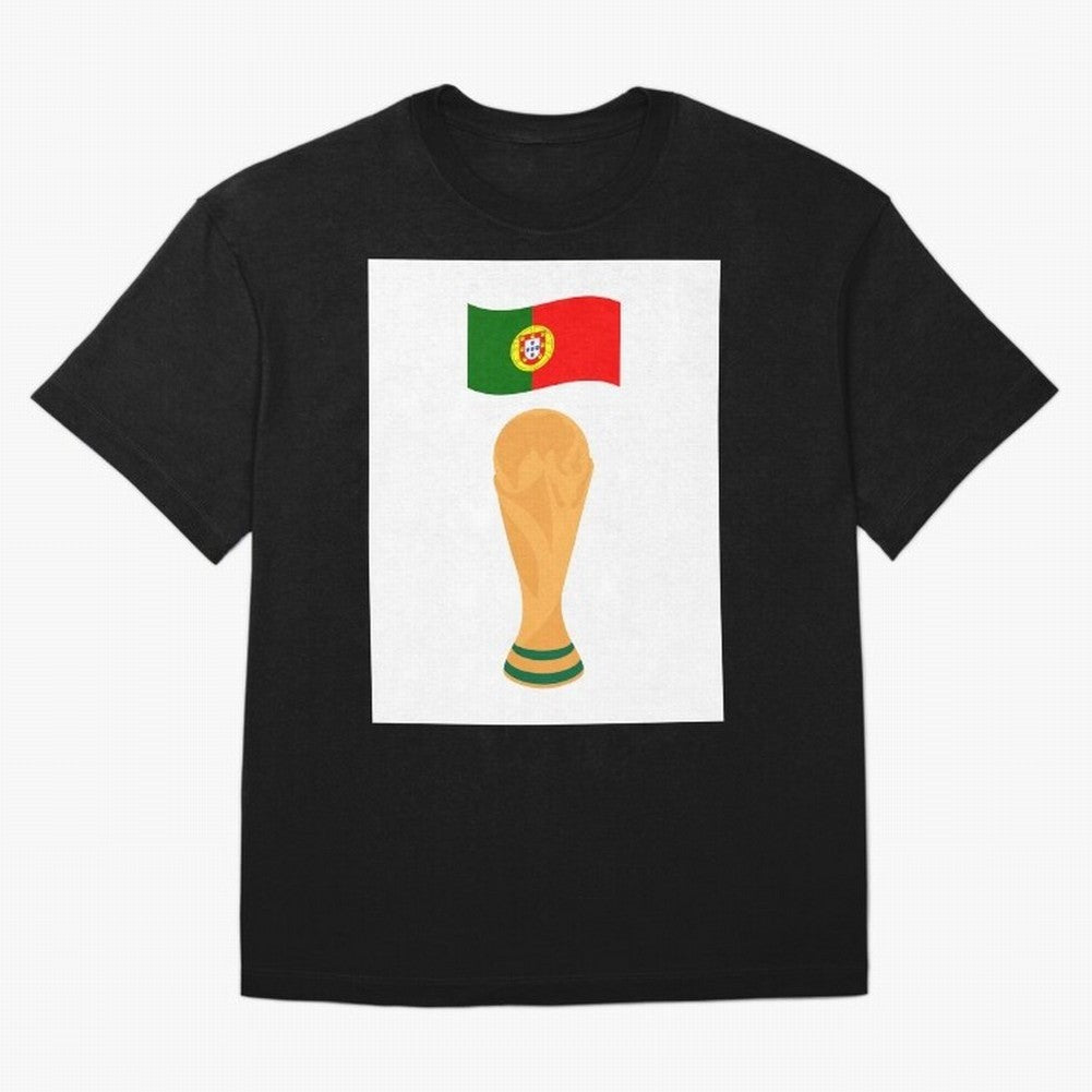 Portugal Football Fan T-Shirt Oversized T-Shirt Make Every Kick Count in the FIFA World Cup 2026 USA Canada Mexico Journey through Haaland and Mbappe Highlights, Portugal, Spain and Germany Pride, Classic Soccer Heritage, Championship Pressure, Fan