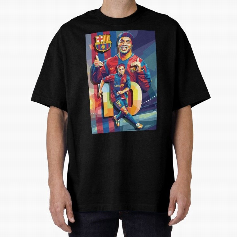 Ronaldinho Oversized T-Shirt Build FIFA World Cup 2026 Driven by CR7, Argentina and Brazil Energy, Stadium Memories, Football Loyalty, International Chants and Championship Tradition; Ideal for Fans Who Follow Messi, Cristiano Ronaldo, CR7, Mbappe,