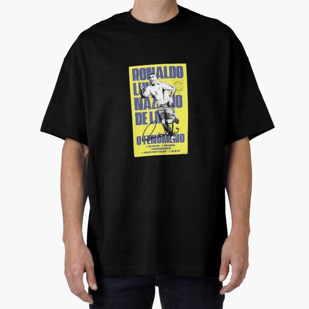 R9 Ronaldo Nazario Oversized T-Shirt Experience FIFA World Cup 2026 Group Stage Centered on Cristiano Ronaldo, Brazil, Portugal and Argentina Energy, Match Day Excitement, Supporter Culture, Golden Goals and Global Football Passion; Ideal for