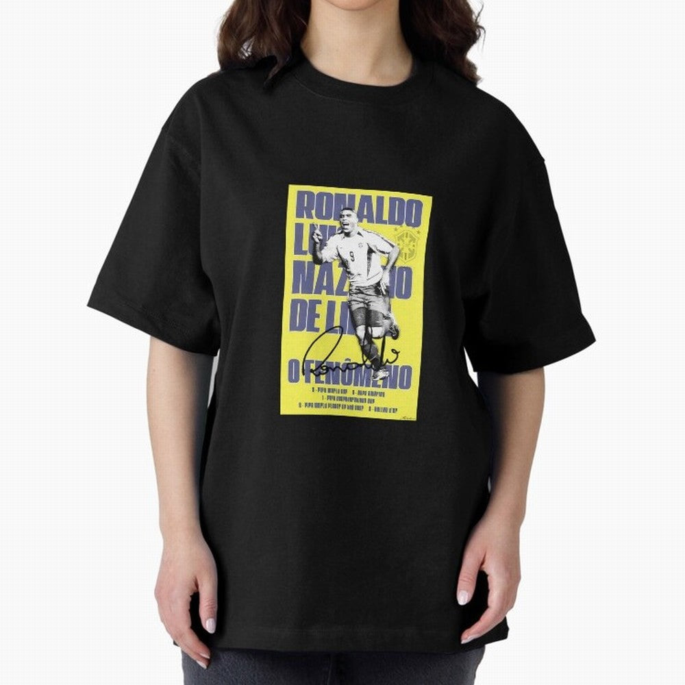 R9 Ronaldo Nazario Oversized T-Shirt Experience FIFA World Cup 2026 Group Stage Centered on Cristiano Ronaldo, Brazil, Portugal and Argentina Energy, Match Day Excitement, Supporter Culture, Golden Goals and Global Football Passion; Ideal for