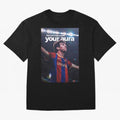 Lionel Messi - They can't copy & paste your aura Oversized T-Shirt Show Support during Global Football Passion for FIFA World Cup 2026 Group Stage, Driven by Messi, Neymar and Mbappe, Spain, Global Supporter Spirit, Legendary Goals, National Colors