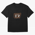 CR7 BLACK Oversized T-Shirt Celebrate Unforgettable Nights in FIFA World Cup 2026 USA Canada Mexico for Fans of Neymar and France and Portugal, Bringing Sports Nostalgia, International Competition, Famous Players and Unforgettable Victories;