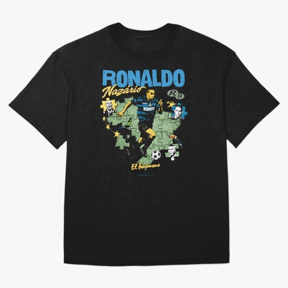 R9 Ronaldo Nazario Retro Brazil Soccer Oversized T-Shirt Spotlight FIFA World Cup 2026 USA Canada Mexico Inspired by Cristiano Ronaldo, Haaland and CR7, Spain Energy, Fan Favorite Moments, National Team Passion, Big Match Drama and Soccer History;