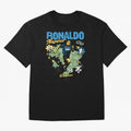 R9 Ronaldo Nazario Retro Brazil Soccer Oversized T-Shirt Spotlight FIFA World Cup 2026 USA Canada Mexico Inspired by Cristiano Ronaldo, Haaland and CR7, Spain Energy, Fan Favorite Moments, National Team Passion, Big Match Drama and Soccer History;