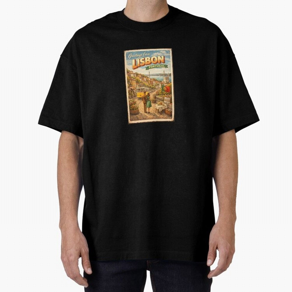 lisbon Oversized T-Shirt Celebrate Every Goal in FIFA World Cup 2026 for Fans of Mbappe and Neymar and France, Bringing Tournament Hype, Historic Matchups, Family Viewing Parties and Global Sports Pride; Made for Collectors Who Enjoy Iconic
