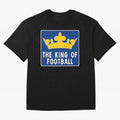 The King of Football Oversized T-Shirt Fuel the Hype around FIFA World Cup 2026 Group Stage for Fans of Cristiano Ronaldo and Brazil, Bringing Global Supporter Spirit, Legendary Goals, National Colors and Tournament Celebration; Perfect for People