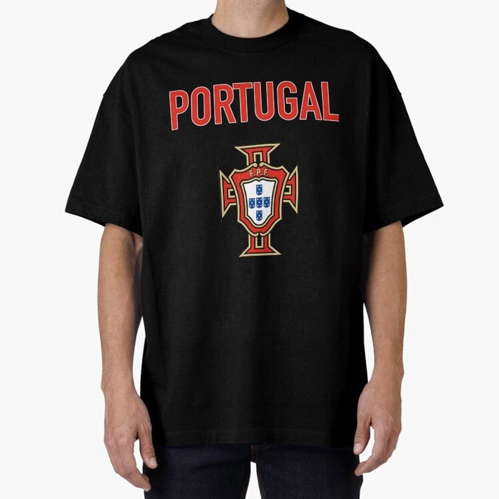 Portugal Oversized T-Shirt Experience the FIFA World Cup 2026 USA Canada Mexico Journey through CR7 Highlights, England Pride, Vintage Soccer Flavor, Modern Football Stars, National Flags and Final Night Emotion; Perfect for Supporters Who Want