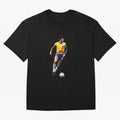 Legends Of The Beautiful Game Cartoon Collection Legends Socrates Cartoon Artwork9 Oversized T-Shirt Wear the Spirit of FIFA World Cup 2026 USA Canada Mexico Spirit, Inspired by England, France and Netherlands, CR7, Match Day Excitement, Supporter