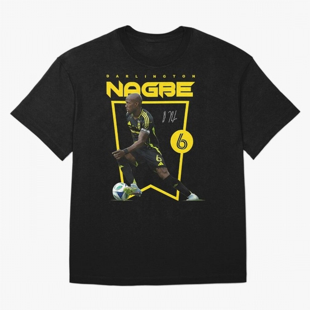 Darlington Nagbe Columbus Crew Oversized T-Shirt Make Memories around Match Day Hype around FIFA World Cup 2026, Mbappe and Neymar, Germany, Soccer Culture, Superstar Moments, National Team Dreams and Competitive Fire; Made for Die Hard Supporters,