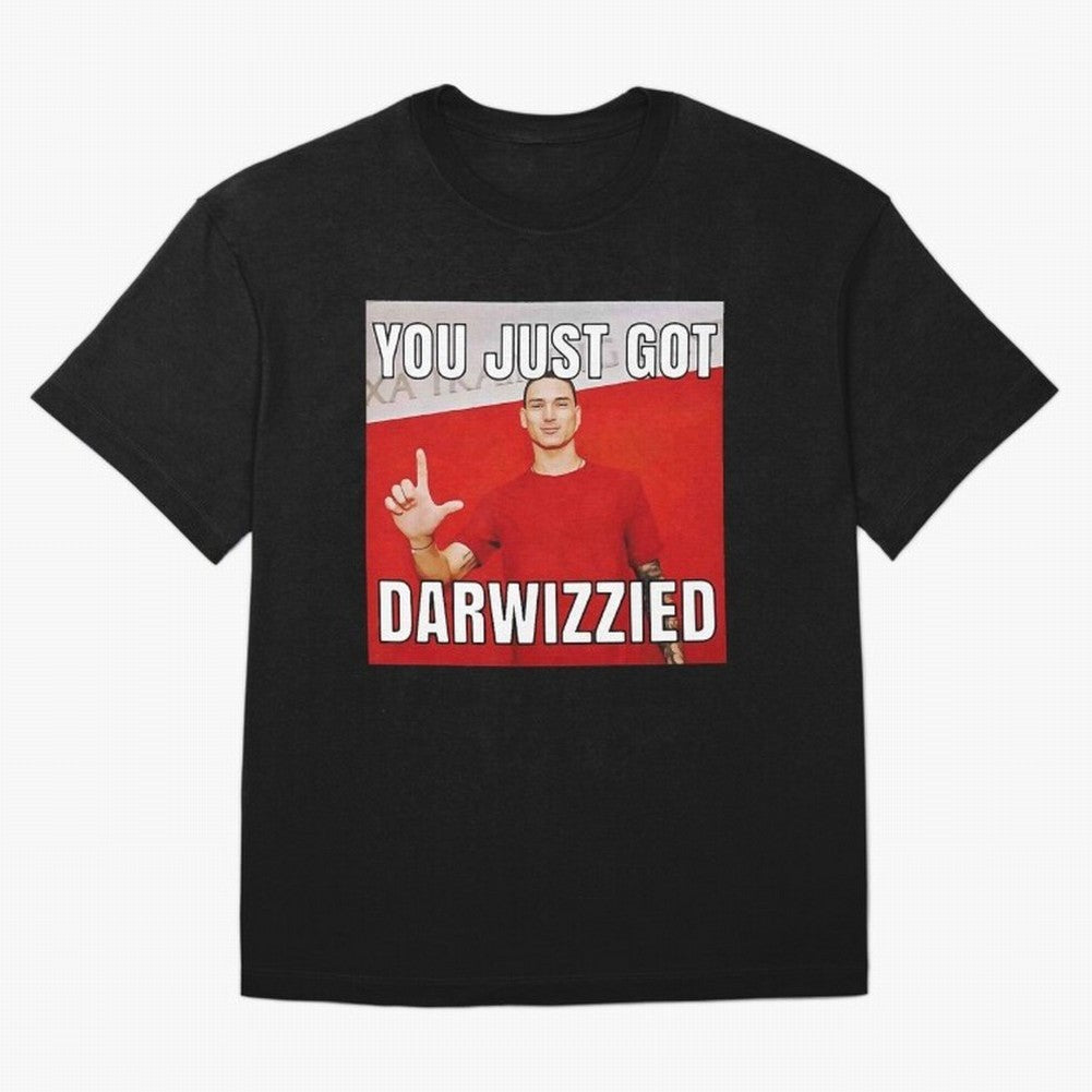 You Just Got Darwizzied Active Oversized T-Shirt Honor the Beautiful Game during the FIFA World Cup 2026 Journey through CR7 and Messi Highlights, England and Germany Pride, Stadium Chants, National Pride, Trophy Dreams and Unforgettable Football