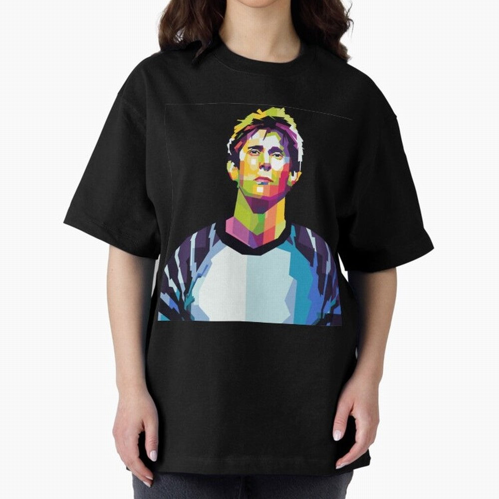Edwin Van Der Sar Oversized T-Shirt Celebrate Golden Goal Energy in FIFA World Cup 2026 for Fans of Haaland and Mbappe and Portugal, Bringing Supporter Pride, Iconic Celebrations, Legendary Names and Global Match Day Energy; Ideal for Fans Who