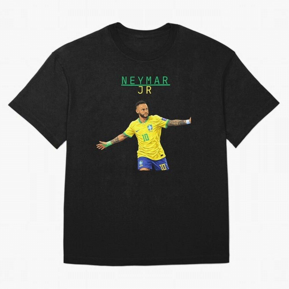 Neymar Oversized T-Shirt Follow FIFA World Cup 2026 with Messi, Brazil Energy, Champion Mindset, Group Stage Buzz, Knockout Tension and Passionate Fan Culture; Built for Supporters Chasing Trophy Dreams, Final Match Excitement and Global Football
