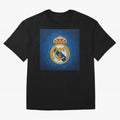 Real Madrid FC - Painting Oversized T-Shirt Bring Retro Soccer Energy to the FIFA World Cup 2026 USA Canada Mexico Journey through Mbappe and Neymar Highlights, England Pride, Tournament Hype, Historic Matchups, Family Viewing Parties and Global