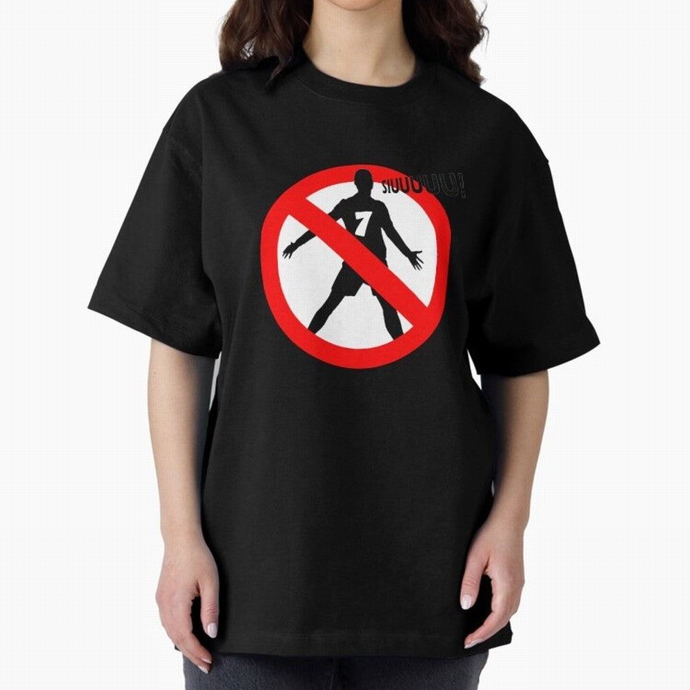 No Siiuuu Number 7 Soccer Meme Oversized T-Shirt Discover Match Day Hype around FIFA World Cup 2026 USA Canada Mexico, CR7, England, Stadium Chants, National Pride, Trophy Dreams and Unforgettable Football Memories; Ideal for Football Dads,