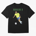 BRAZIL 9 Oversized T-Shirt Honor the Beautiful Game during Global Football Passion for FIFA World Cup 2026, Filled with CR7 and Messi, Brazil, Portugal and Argentina, Championship Spirit, Famous Goals, Roaring Crowds and International Football