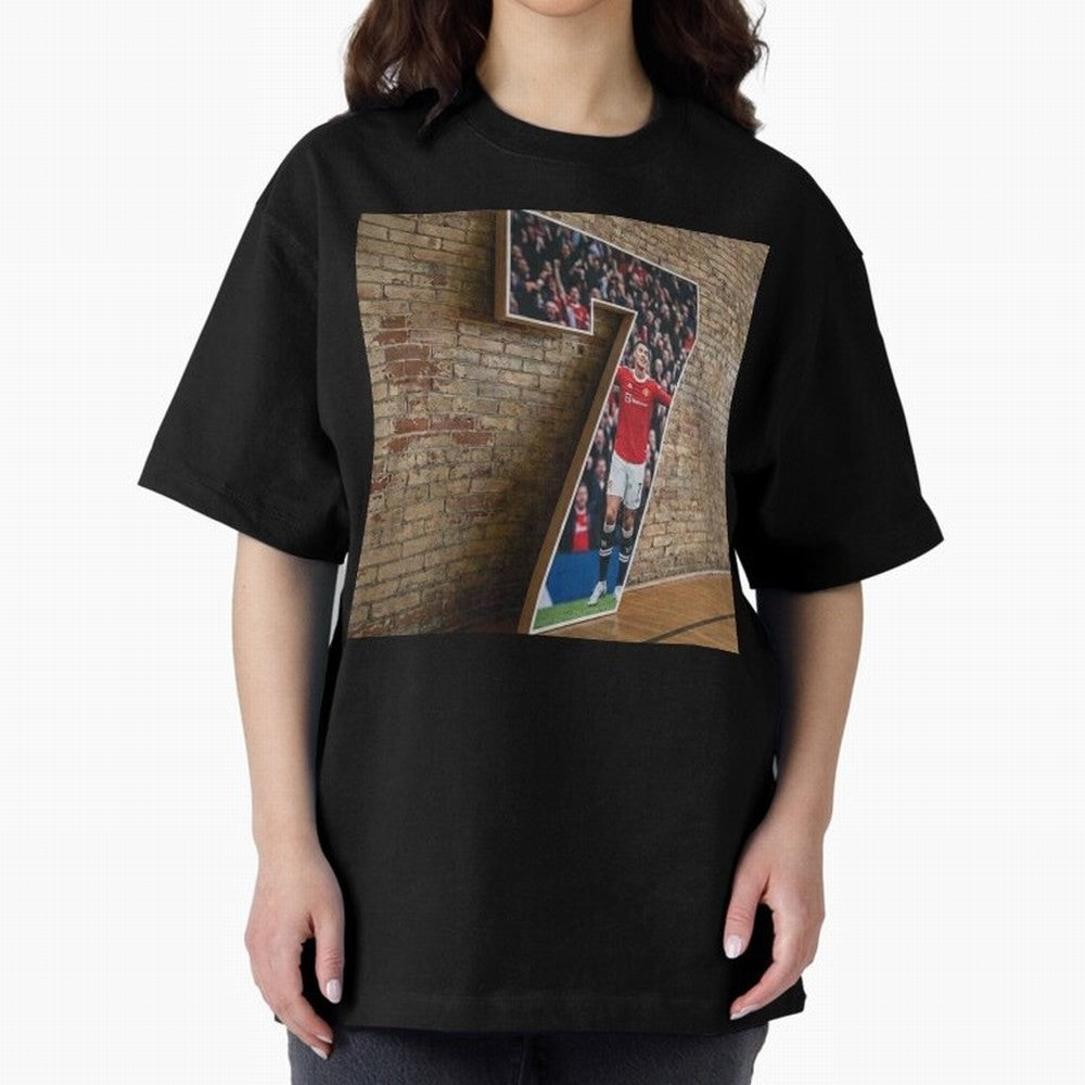 number 7 Oversized T-Shirt Turn Up for Match Day Hype around FIFA World Cup 2026 USA Canada Mexico, Neymar, Haaland and Cristiano Ronaldo, Argentina and Brazil, Championship Spirit, Famous Goals, Roaring Crowds and International Football Unity;