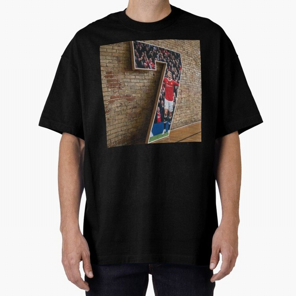 number 7 Oversized T-Shirt Turn Up for Match Day Hype around FIFA World Cup 2026 USA Canada Mexico, Neymar, Haaland and Cristiano Ronaldo, Argentina and Brazil, Championship Spirit, Famous Goals, Roaring Crowds and International Football Unity;