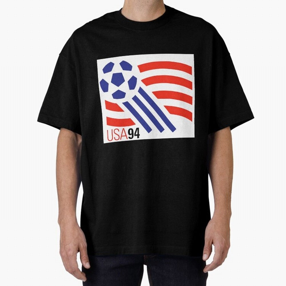 USA WC 94 Classic Oversized T-Shirt Bring a Vintage Feel to the FIFA World Cup 2026 Journey through Cristiano Ronaldo Highlights, England, France and Netherlands Pride, Tournament Hype, Historic Matchups, Family Viewing Parties and Global Sports