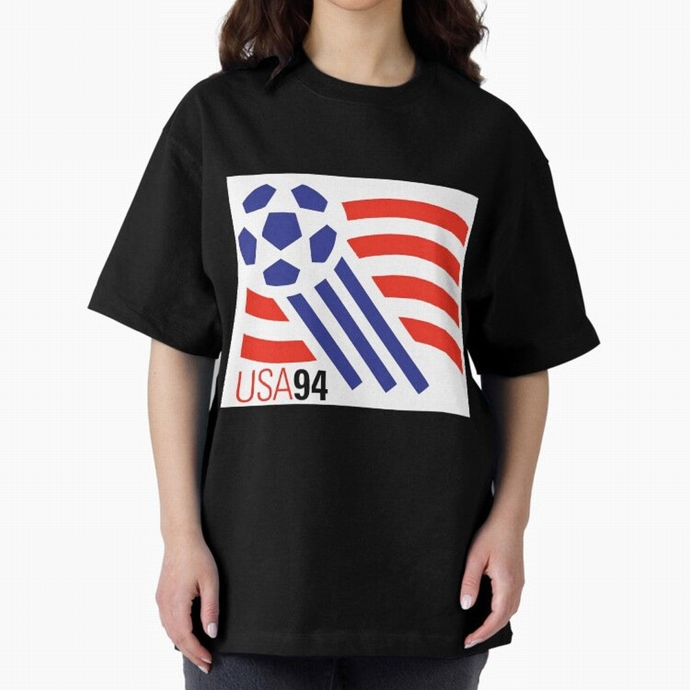 USA WC 94 Classic Oversized T-Shirt Bring a Vintage Feel to the FIFA World Cup 2026 Journey through Cristiano Ronaldo Highlights, England, France and Netherlands Pride, Tournament Hype, Historic Matchups, Family Viewing Parties and Global Sports