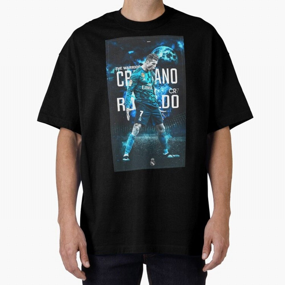 Ronaldo Oversized T-Shirt Celebrate Unforgettable Nights in Global Football Passion for FIFA World Cup 2026 Group Stage, Inspired by Mbappe and Neymar, France and Portugal, Football Passion, Legendary Performances, Festival Vibes and Supporter