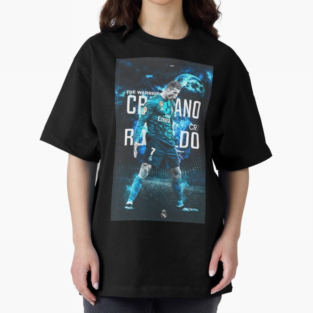 Ronaldo Oversized T-Shirt Celebrate Unforgettable Nights in Global Football Passion for FIFA World Cup 2026 Group Stage, Inspired by Mbappe and Neymar, France and Portugal, Football Passion, Legendary Performances, Festival Vibes and Supporter