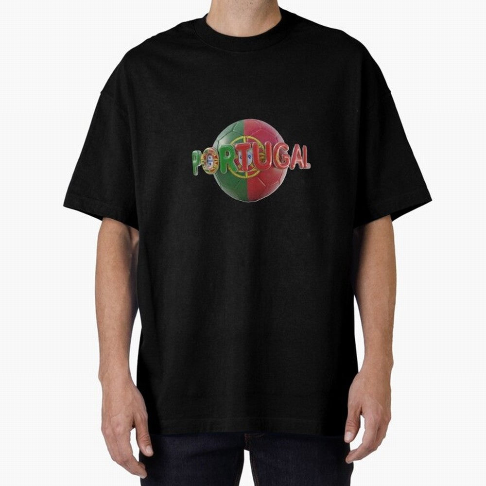 Portugal Soccer World Cup Oversized T-Shirt Relive Legendary Nights from FIFA World Cup 2026 for Fans of Cristiano Ronaldo and Brazil, Portugal and Argentina, Bringing Sports Nostalgia, International Competition, Famous Players and Unforgettable