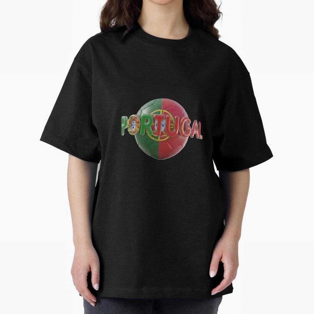 Portugal Soccer World Cup Oversized T-Shirt Relive Legendary Nights from FIFA World Cup 2026 for Fans of Cristiano Ronaldo and Brazil, Portugal and Argentina, Bringing Sports Nostalgia, International Competition, Famous Players and Unforgettable