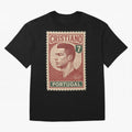 Vintage Portuguese Football Legend No.7 Poster, sticker ¨C Retro Soccer Icon Art for Fans of Manchester, Madrid & Juventus Oversized T-Shirt Celebrate Unforgettable Nights in FIFA World Cup 2026 Spirit, Centered on France, CR7, Championship Spirit,