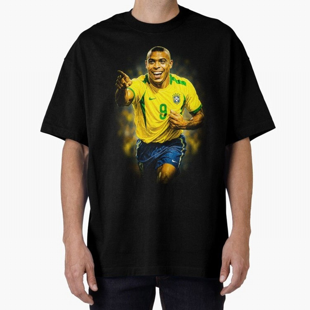 Ronaldo Naz¨¢rio Oversized T-Shirt Follow the Final Road of the FIFA World Cup 2026 Journey through Cristiano Ronaldo Highlights, Brazil, Portugal and Argentina Pride, Stadium Memories, Football Loyalty, International Chants and Championship